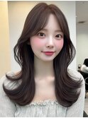 レイヤーカットマッシュショートボブウルフカット韓国◎前髪あり