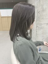 セン(cen) グレージュ ダークカラー ミディアムレイヤー