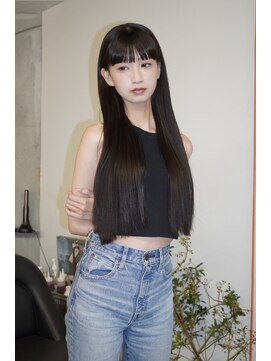 シティ(sity.) 大名 レイヤーカット ブリーチなしダブルカラー 艶カラー