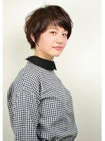 ヘアデザイン エソラ(hair design esora)&nbsp;シースルバンクが可愛いこなれショート