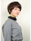 シースルバンクが可愛いこなれショート