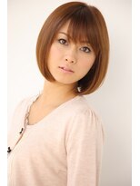 ルークヘア(rook hair)&nbsp;前下がりナチュラルボブ