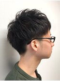 なまら定番なツーブロックショートスタイル<理容室>