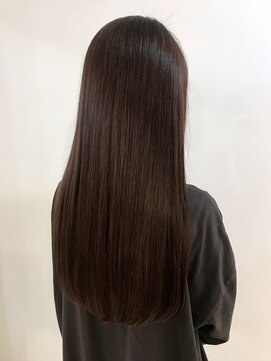 シアン(CYAN) 髪質改善　チェリーブラウンカラー