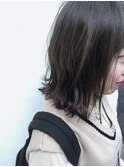 ブルージュ_マニッシュショート,ネイビーカラー,フレンチボブ