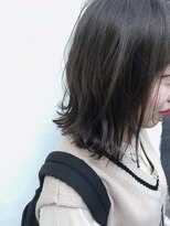 フロート 小阪店(float) ブルージュ_マニッシュショート,ネイビーカラー,フレンチボブ