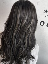 ヘアーアンドスパソシット(HAIR&SPA SOCIT) ロングラフウェーブ×コントラストハイライト