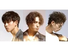 男性からも人気♪最新パーマ！しなやかな質感や弾力のあるしっかりとしたウェーブに♪[メンズ]