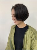 ショートボブ/ダークブラウン