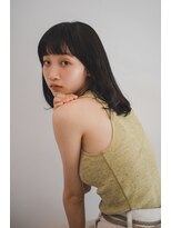 ベンジー 蔵前店(benji)&nbsp;眉バング×柔らかいミディアムボブ