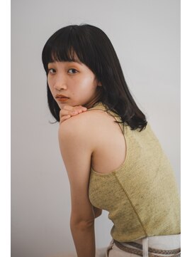 ベンジー 蔵前店(benji) 眉バング×柔らかいミディアムボブ