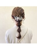 結婚式セット / 玉ねぎヘア / ドライフラワー【IN SIDE OUT+】
