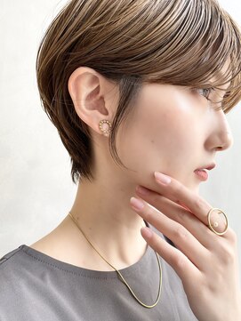 サークル(circle) 大人可愛い20代30代40代50代小顔ショートボブ丸みショートくびれ