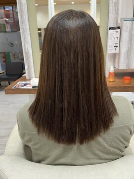 ソワン ドゥ ブレス 立花店(soin de brace) ビカクストレート/小顔/似合わせカット/ダークアッシュ