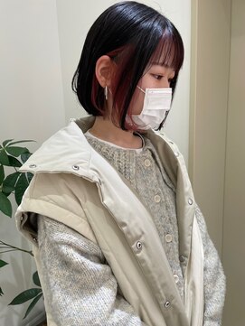 ジーナ 熊本(Zina) [Zina熊本]髪質改善インナーカラー/デザインカラー/ぱっつん前髪