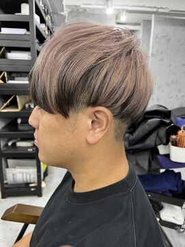 ミコ(MICO hair) ★メンズホワイトベージュアンブレラカラー★