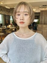 ビュートリアム 南青山(BEAUTRIUM)&nbsp;小顔効果抜群　顔まわりレイヤーショートボブ　20代30代表参道