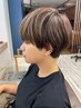 ダブルカラー［ハイライト］＋似合わせカット　￥17,600