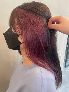 アレンヘアー 甲南本通り店(ALLEN hair) インナーカラー/インナーピンク