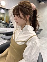 シティ(CITY)&nbsp;お顔周りカット　レイヤーカット　ベージュカラー