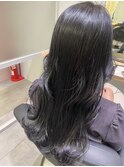 艶髪ブルーブラックカラー