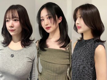 アクシス ナゴヤ(AXIS NAGOYA)の写真/【名駅/名古屋】どこから見ても可愛く見えるシルエット♪絶妙なバランスのカットでオシャレが毎日続く！