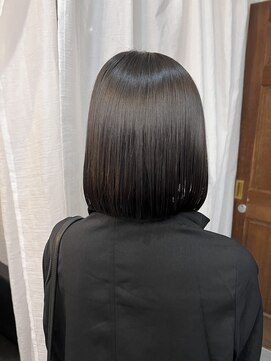 スイート ヘアデザイン(Suite HAIR DESIGN) 内巻きボブ×髪質改善ストレート【Ryoka 髪質改善】