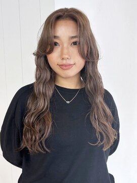 アルバム 池袋(ALBUM) 美髪おくれ毛ロング顔周りレイヤー_ba537351