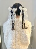 ヘアアレンジ 結婚式セット お呼ばれアレンジ ライブセット