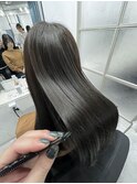 【髪質改善】ストレートヘア×ロング#暗めカラー#ダークトーン