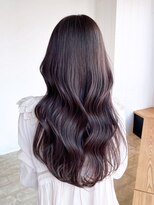 ロング顔周りレイヤーおくれ毛前髪カット美髪_ba554111