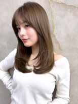 ロンドフルール 大宮東口(Lond fleur)&nbsp;オリーブグレー/レイヤーカット/黒髪/マロンベージュ/大宮