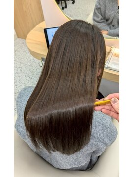 ボヌール 西宮北口(Bonheur) 【西宮北口】髪質改善超高濃度水素カラー　グレージュ