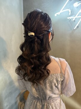 レアング(LeAng) ハーフアップ