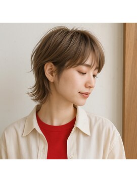 スープレックス ヘアーデザイン(SOUPREX HAIR DESIGN) ウルフレイヤーショート　20代 30代 40代 50代 60代 髪質改善