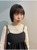 【杏】ラベンダーグレー ショート 大人ショート