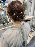 ミディアムヘアお呼ばれアレンジ！美由紀#八王子