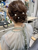 ゼスト 八王子店(ZEST) ミディアムヘアお呼ばれアレンジ!美由紀#八王子