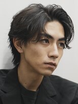 レタッチバイフィフス(RETOUCH by fifth)&nbsp;原宿フェザーパーマ毛流れセンターパート大人色気ビジネスヘア