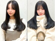 セルカ 新宿(CERCA)の雰囲気（2025冬トレンド"レイヤーカット×ブラックカラー[新宿/韓国ヘア]）