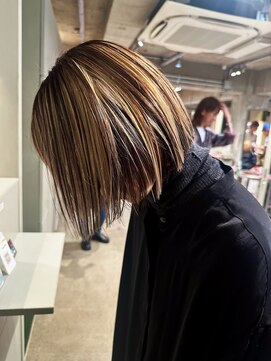 【ERIKA】ボブとミックスデザインカラー