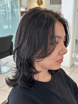 アクアオモテサンドウ(ACQUA omotesando) ＊くびれウルフミディアムレイヤーカットハイレイヤーウルフヘア