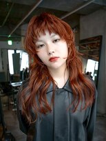 ギークス(GEEKS) 【GEEKS渋谷】ミディアムレイヤー/ウルフ/20代30代/ワンブリーチ