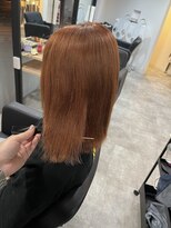 ラフ(LAFF)&nbsp;ワンブリーチでできるオレンジブラウンカラー