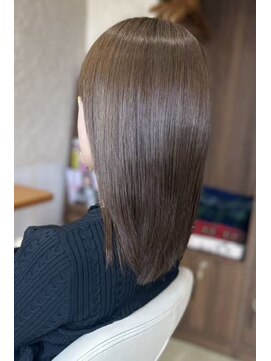 ヘアメイクアモーレ 光の森店(Hair Make Amore) 美髪再生カラー×カーキグレージュ
