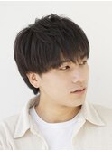 柔らかい束感で重く見せない好印象ナチュラルマッシュ20代30代