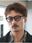 原宿短髪スパイキーショートシャドウパーマルーズパーマ刈り上げ