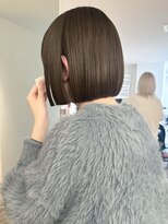 ザ スリック(THE SLICK)&nbsp;ダークブラウンボブ背面×髪質改善艶