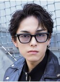 原宿短髪ルーズショートツイストスパイラルパーマ刈り上げ
