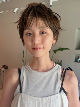 ホヌン 茅ヶ崎(Honnun) 【茅ヶ崎】大人可愛いショート｜骨格に似合わせる小顔ショート